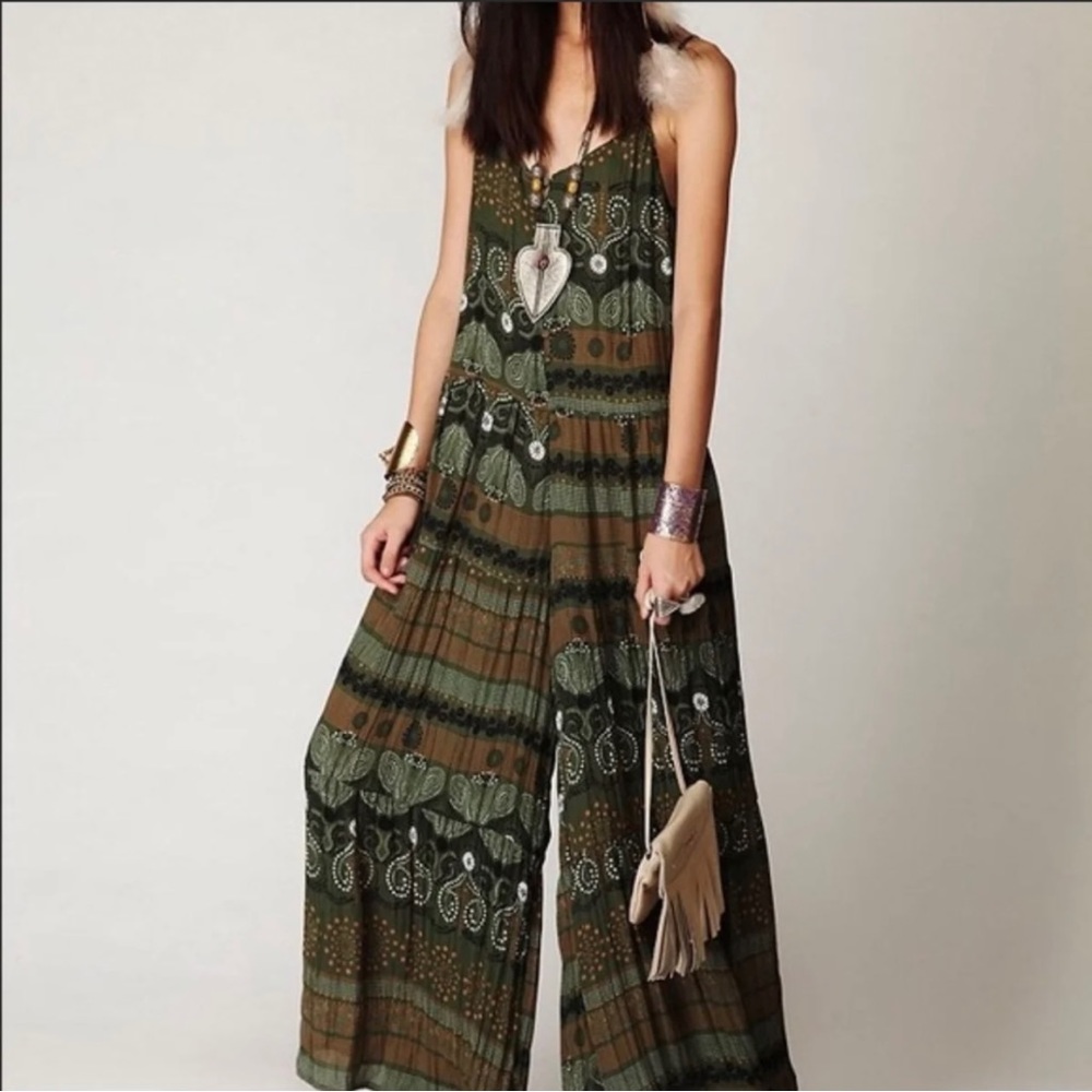 Free People Wide Leg Foley Jumpsuit